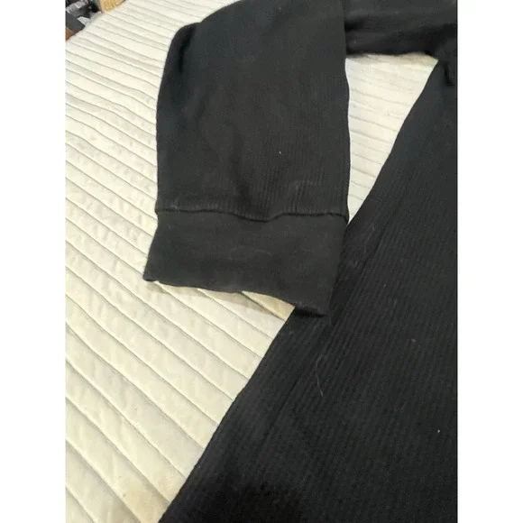 Vtg Members Property Michael Jordan Y2K Waffle Knit Long Sleeve Shirt Mens 3XL - Picture 11 of 12